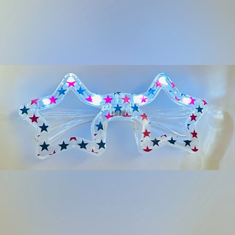 New Patriotic Star Shaped Sunglasses Boys Girls Unisex